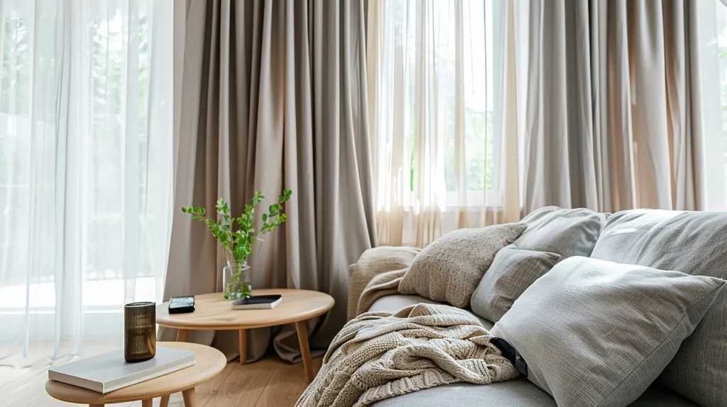 modne lekkie firanki do salonu